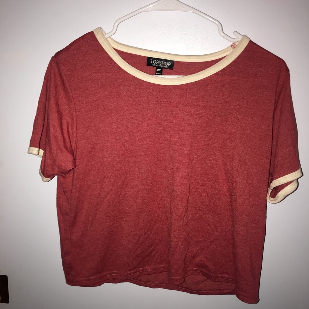 TOPSHOP crop tee